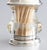 1930s Vintage Sterling Silver & Glass Match Striker Holder For Sale - Image 5 of 9
