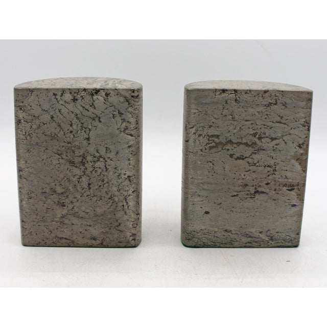 Pair of Turned Permian Period Stone Bookends From the San Andres Formation For Sale - Image 4 of 5