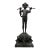 Vintage 30” Patinated Bronze "Pan of Rohallion" Sculpture After Frederick MacMonnies For Sale