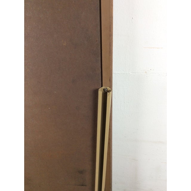 Mid Century Modern Mountable Mirror With Walnut Frame For Sale - Image 17 of 17
