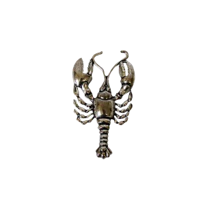 Vintage Sterling Silver Lobster Brooch