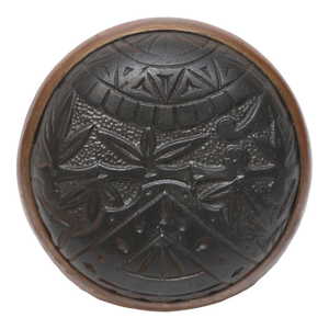 Antique Cast Iron Asymmetrical Vernacular Door Knob