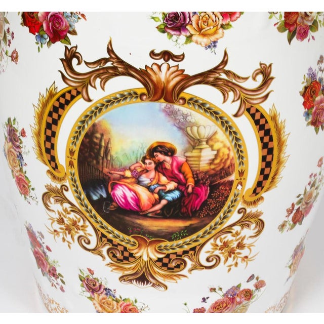 Ceramic Set of Vintage Japanese Inspired Porcelain Garden Seats For Sale - Image 7 of 18