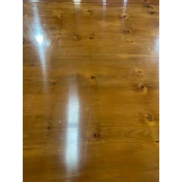 Vintage Mahogany Double Pedestal Dining Table Set With 12 Chairs For Sale - Image 4 of 11