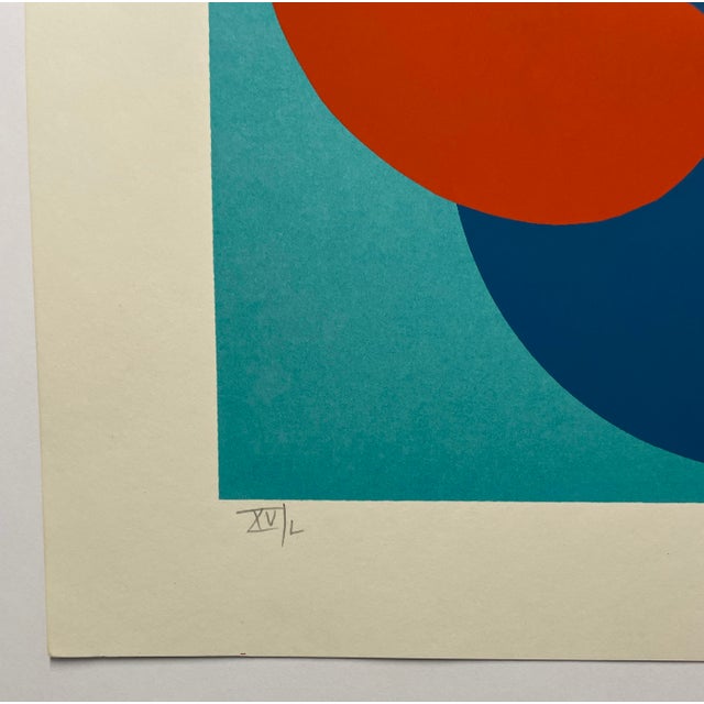 1980s 1980s Modern Serigraph by Cabello For Sale - Image 5 of 7