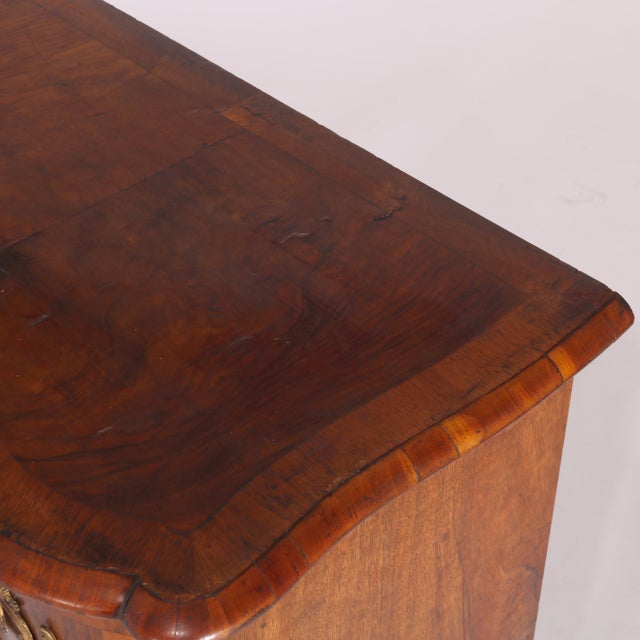 Antique Italian Kingwood, Satinwood & Burl Chest with Ormolu Mounts Late 18th Century For Sale - Image 9 of 12