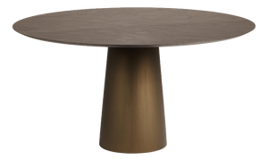 Bronze Fungo 1600 Round Table with Concrete Frame by Disain1971