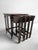 Antique Jacobean Revival Bobbin Nesting Table Suite With Four Folding Side Tables For Sale - Image 9 of 11