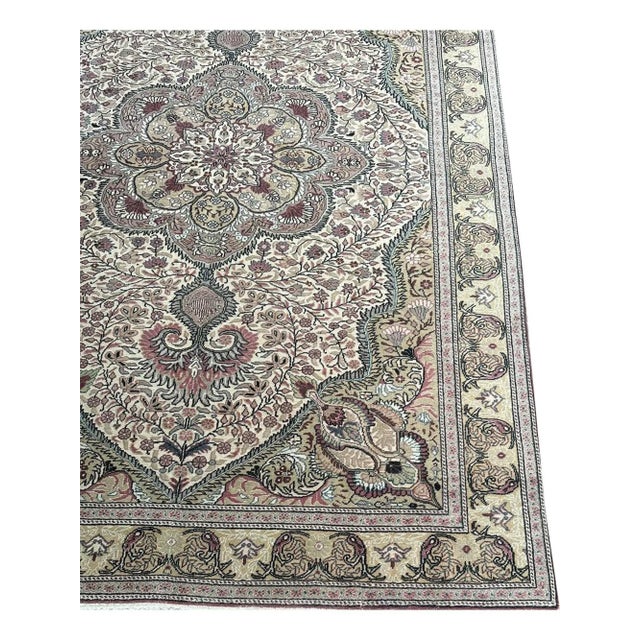 Textile 1980s Old Turkish Kaisari Area Rug 6x10 For Sale - Image 7 of 10