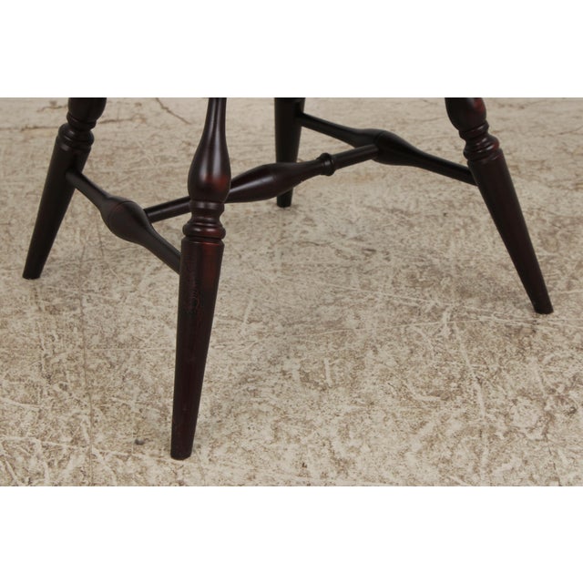 Bench Made Bow Back Painted Finish Windsor Chair For Sale - Image 12 of 16