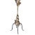 Metal Tom Greene Style Brutalist Torch-Cut Brass Torchiere Floor Lamp For Sale - Image 7 of 9