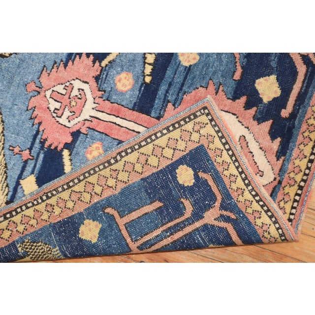 Vintage Turkish Snake Pattern Rug - 3'5" x 5'7" For Sale - Image 14 of 18