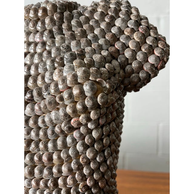 Vintage Shell-Encrusted Nude Torso Sculpture, Mid-Century Modern For Sale - Image 10 of 11