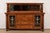 Antique Arts & Crafts Carved Oak Sideboard or Bar Cabinet With Stained Glass Doors, Newly Refinished For Sale - Image 15 of 15