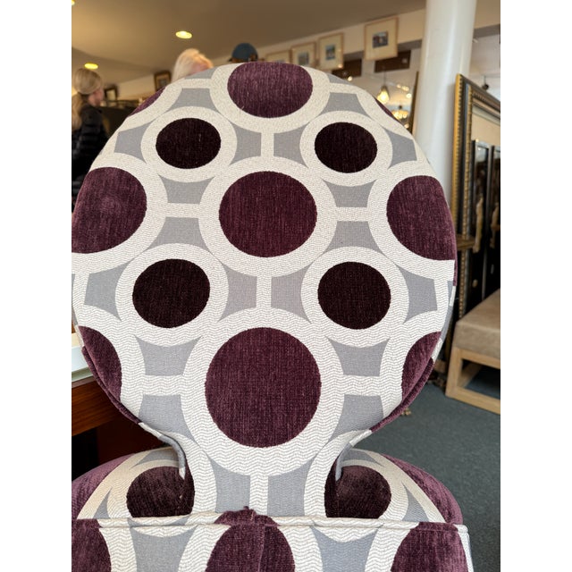 Mitchell Gold Geometric Side Dining Chair For Sale - Image 9 of 12