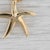 New 0.12ctw Diamond Star Pendant 14k Yellow Gold 17-18" Box Chain For Sale - Image 4 of 6