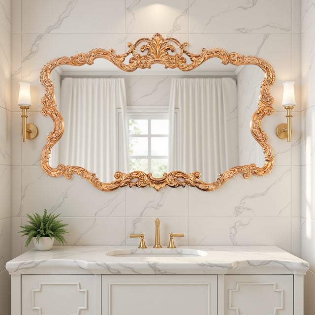 2020s Talida Gold Mirror For Sale - Image 5 of 9