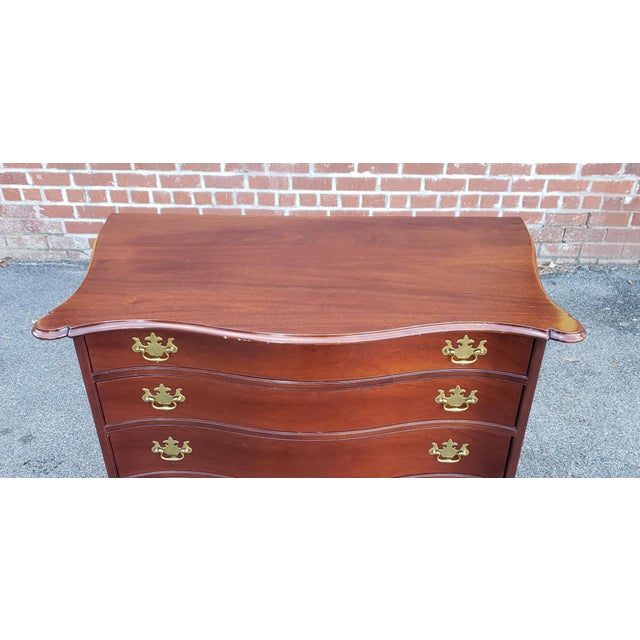 Paine Furniture of Boston Ma Solid Mahogany Chippendale 4 Drawer