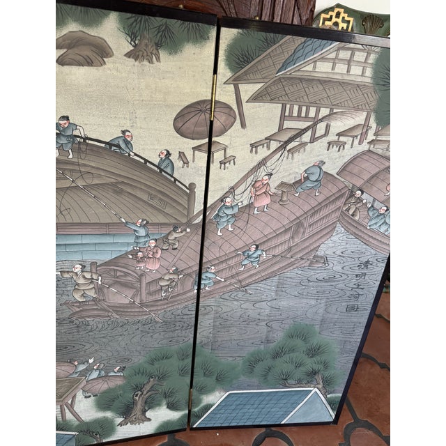 Chinese Old Chinese Screen For Sale - Image 3 of 7