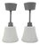 White Ceramic Stilleben Pendant Lamp by IKEA, Sweden, 1990s, Set of 2 For Sale