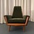 1960s 1960s Adrian Pearsall Walnut Lounge Chair Model 2161-C for Craft Associates For Sale - Image 5 of 11
