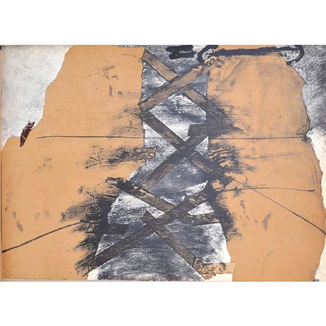 Untitled - Original Lithograph by Antoni Tapies - 1974 1974 For Sale