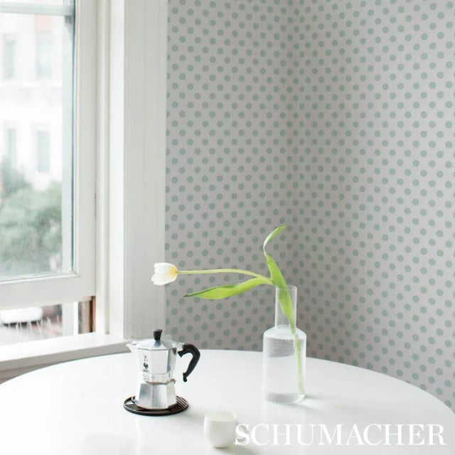A good polka dot is hard to find but here it is! Part of the Cristina Buckley collection, Lady is a graphic, small-scale...