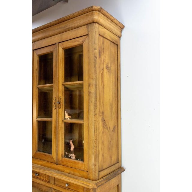 Wood Mid 19th Century Louis Philippe French Chestnut Bookcase For Sale - Image 7 of 18
