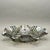 Mid 20th Century Vintage Federal Glass Smokey Gray “Pioneer” Carnival Glass Fruit Bowl For Sale - Image 5 of 8