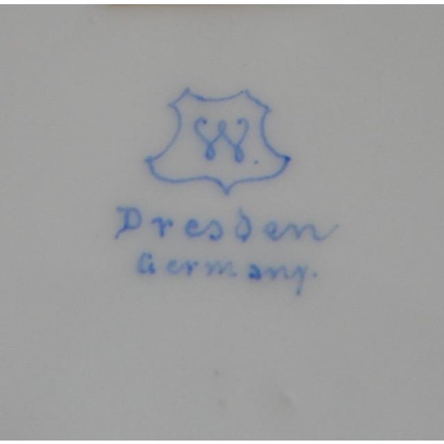 Antique 19th Century Wissmann Dresden Germany Porcelain Jardinière Catchpot Champagne Bucket For Sale - Image 11 of 12