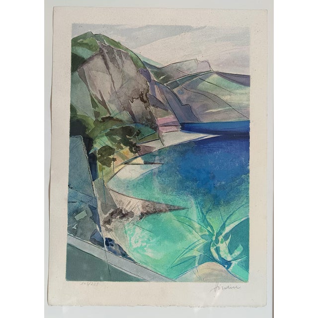 Camille Hilaire, Mont Sainte Victoire, 1980s, Lithograph For Sale - Image 4 of 12