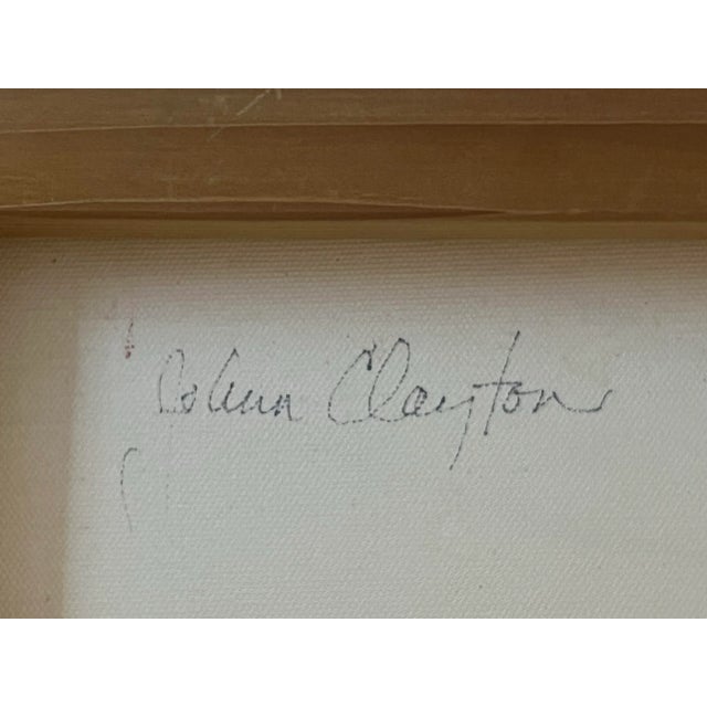 Joann Clayton (1935-2020), Modern Abstract Acrylic Painting on Stretched Canvas, Signed For Sale - Image 4 of 5