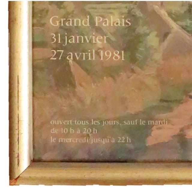 This elegant vintage exhibition poster celebrates the work of Camille Pissarro (1830–1903), one of the founding figures of...