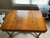 Early 20th Century Early 20th Century Solid Oak Dining Table With Stored Table Leaf For Sale - Image 5 of 9