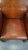 Brown Vintage Sheepskin Dining Armchairs on Wheels, Set of 6 For Sale - Image 8 of 18