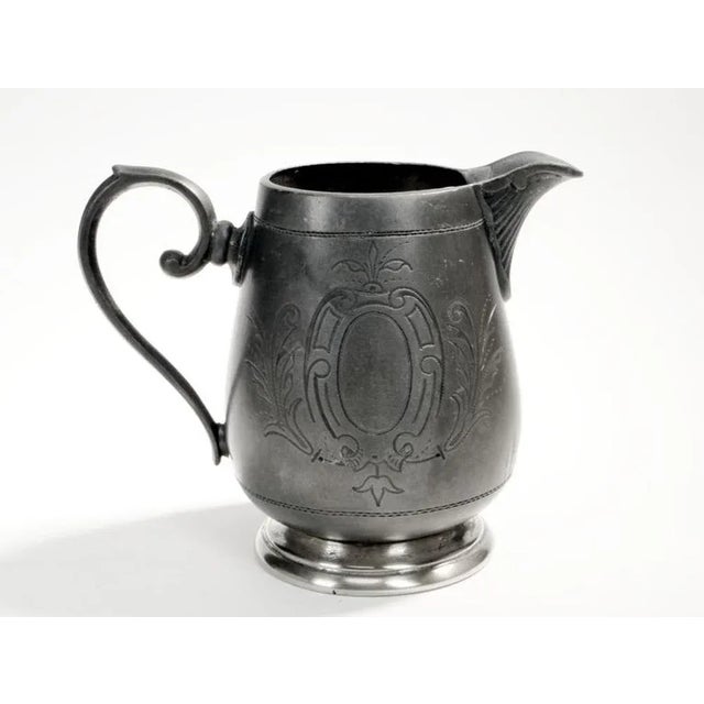 Art Nouveau Milk Jug by Plewkiewicz, Poland, Early 1900s, in Very Good conditions. Designed 1890 to 1919 This piece has an...