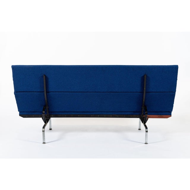Mid Century Blue Sofa Compact by Eames for Herman Miller 1970s For Sale In Detroit - Image 6 of 10