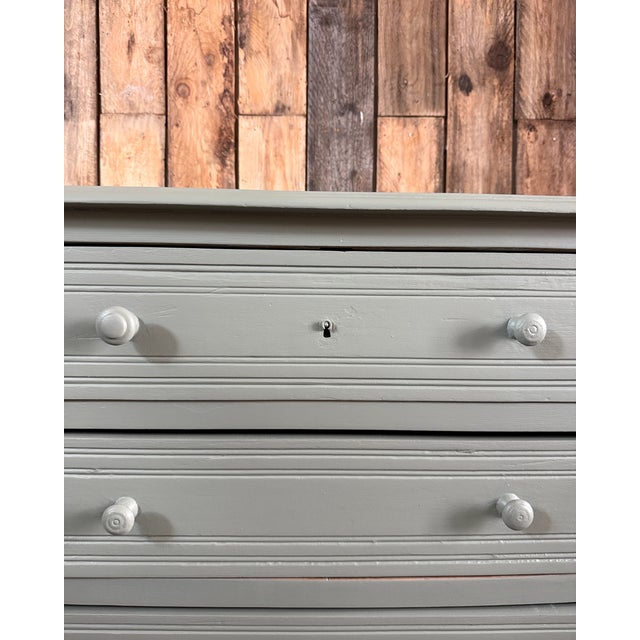 Art Deco Style Green Chest of Drawers, 1950s For Sale - Image 10 of 15