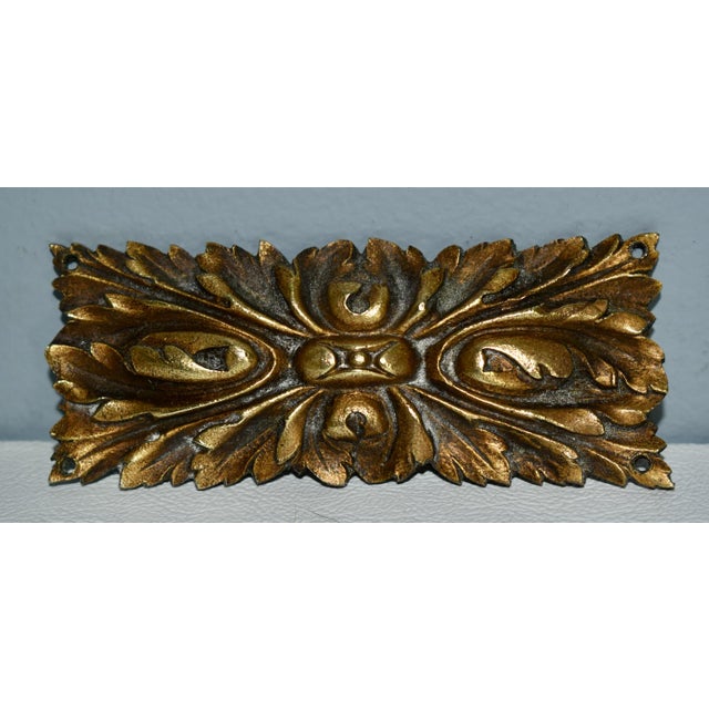 Antique Decorative Bronze Rectangular Ormolu For Sale - Image 11 of 11
