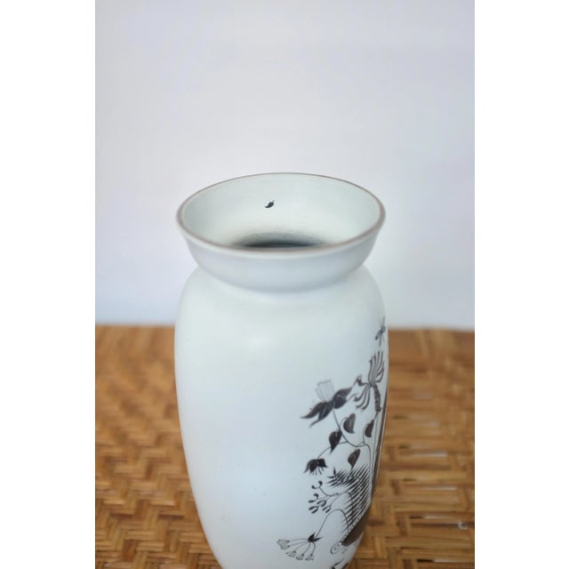 Stig Lindberg 1960s Stig Lindberg Ceramic Grazia Vase For Sale - Image 4 of 10