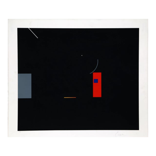 1970s Geometric Abstract V by Robert Einbeck For Sale