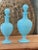 19th Century 19th Century French Blue Opaline Apothecary Bottles- Set of 2 For Sale - Image 5 of 5