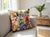 Woven Tropical Jungle Pillow Cover For Sale - Image 10 of 17