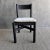 Not Yet Made - Made To Order Solid Ebonzied White Oak Dining Chair With Woven Seat and Linen Cushion For Sale - Image 5 of 8