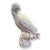 Vintage English Decorative Porcelain White Parrot