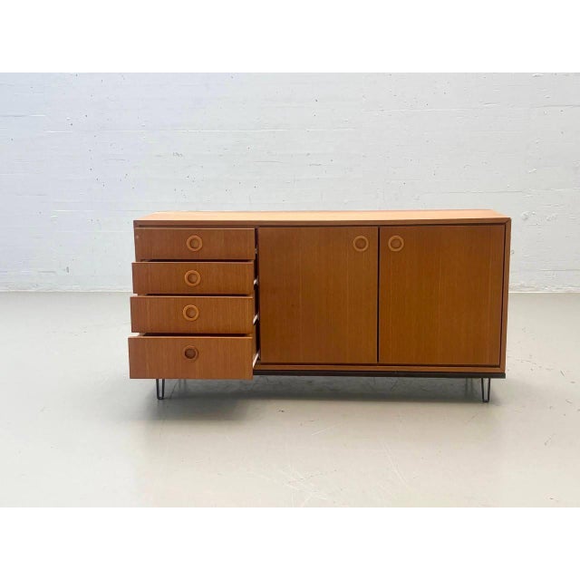 Mid-Century Modern Vintage Scandinavian Style Sideboard, 1960s For Sale - Image 3 of 15