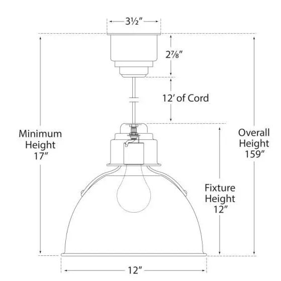 Visual Comfort Thomas O'Brien for Visual Comfort Signature Eugene Small Pendant in Bronze For Sale - Image 4 of 4