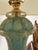 Mid 20th Century Mid 20th Century Monumental Barovier & Toso Aqua With Gold Inclusions Murano Table Lamp For Sale - Image 5 of 9