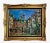 French Original Mid-Century French Post Impressionist Heavy Impasto Cityscape Oil on Canvas Painting For Sale - Image 3 of 4