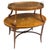 Antique English Etagere Tray Table in Mahogany and Satin Wood, 1890s For Sale - Image 3 of 3